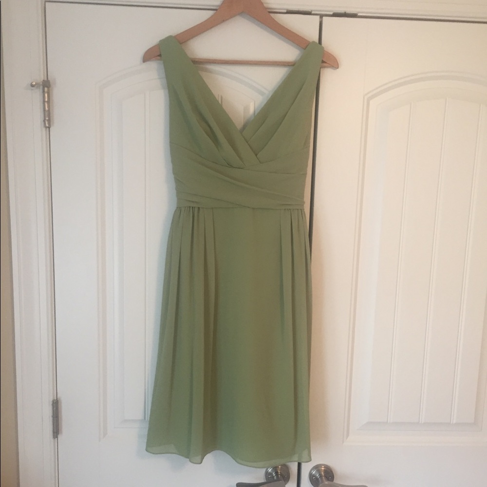 WToo Watters green bridesmaid dress
